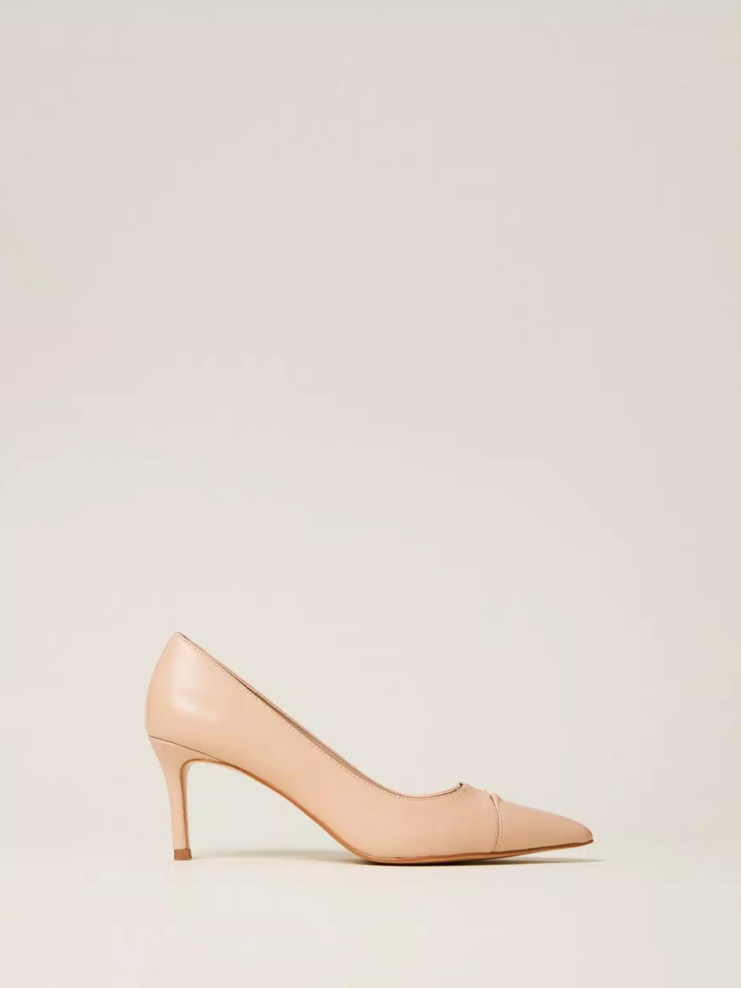 Twinset Décolleté medie in pelle Candy Peach