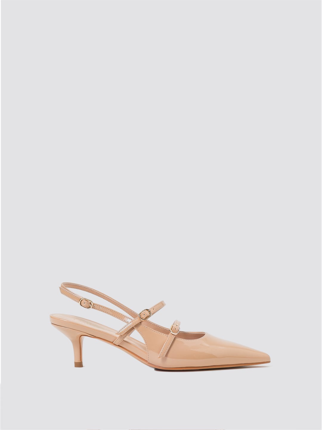 Twinset Décolleté sling back con cinturini Beige Délicate Sand