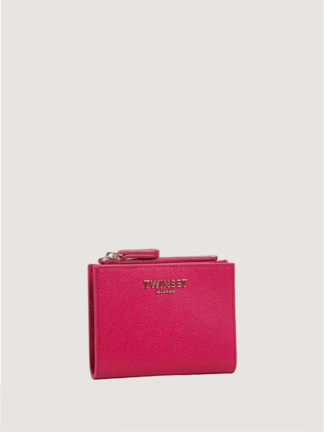 Twinset Portafoglio piccolo con logo Pink Gloss