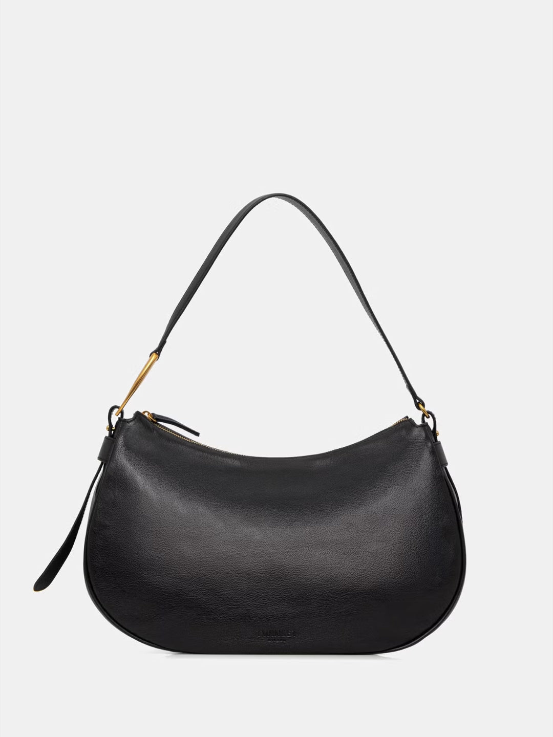 Twinset Borsa Hobo da donna in pelle Nero