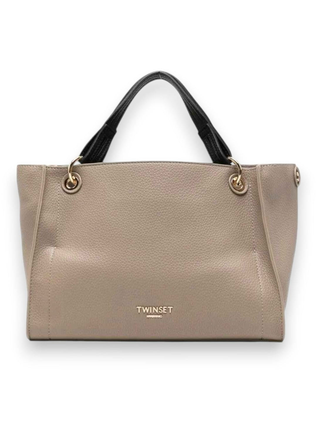 Twinset Borsa crossbody e tote in ecopelle Mastice
