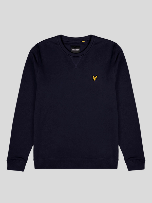 Lyle & Scott Felpa Brushed Uomo Dark Navy