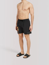 Costume Mare Boxer Uomo in Nylon con Stampa Filou LXXXI Nero