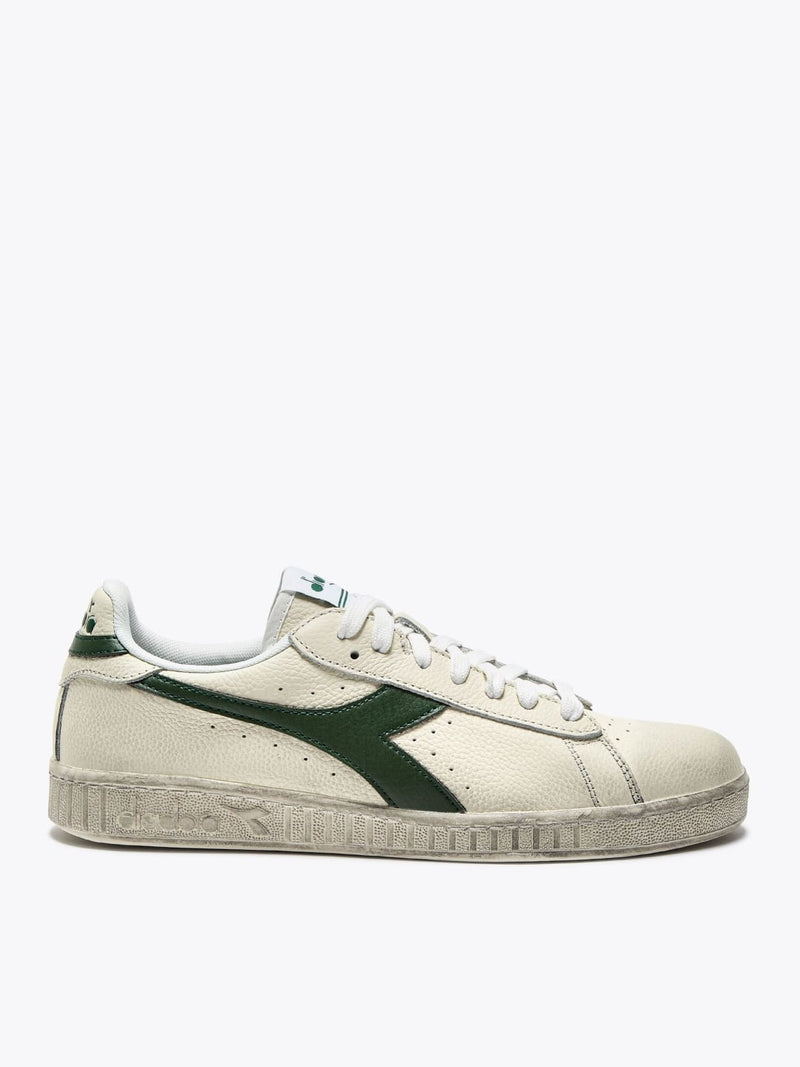 Diadora Sneaker sportiva GAME L LOW WAXED White Fogliage Green