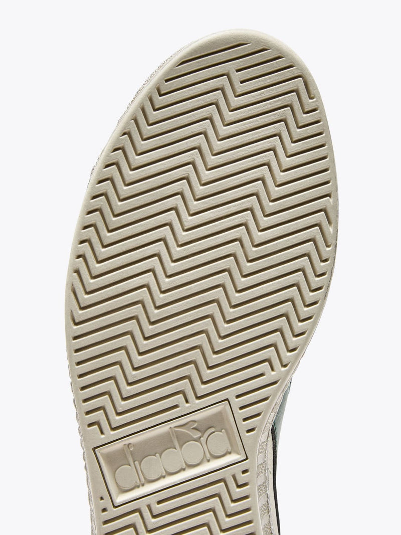 Diadora Sneaker sportiva GAME L LOW WAXED White Fogliage Green