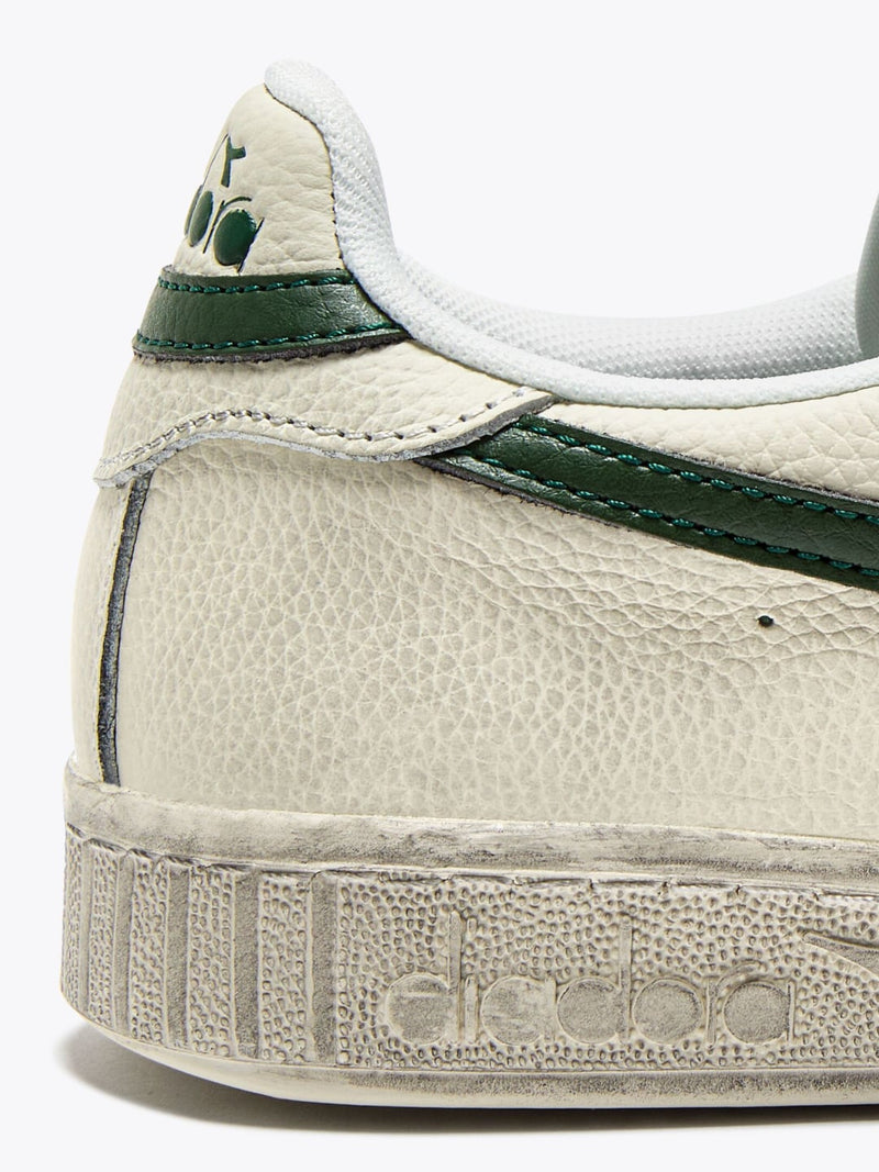 Diadora Sneaker sportiva GAME L LOW WAXED White Fogliage Green