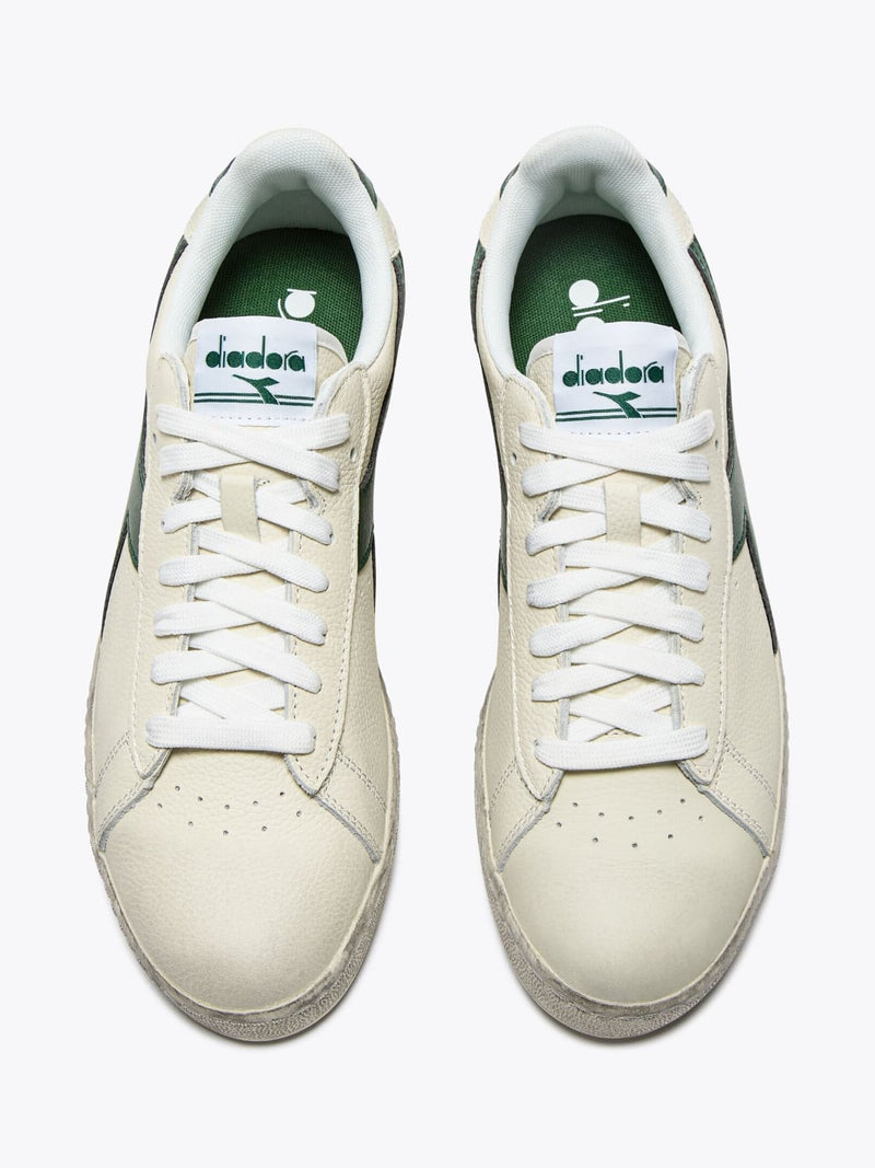 Diadora Sneaker sportiva GAME L LOW WAXED White Fogliage Green
