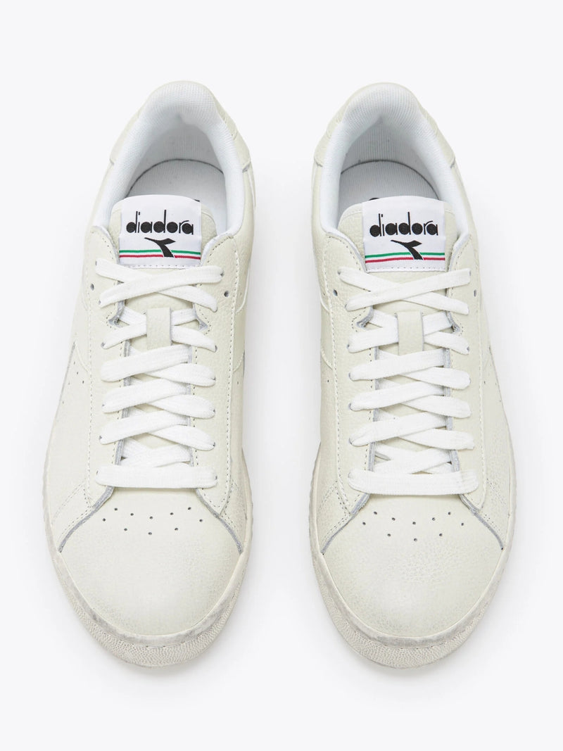 Sneaker Basse Game L Low Waxed White Uomo