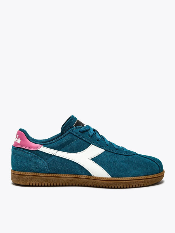 Sneaker in pelle scamosciata TOKYO Blu Laguna