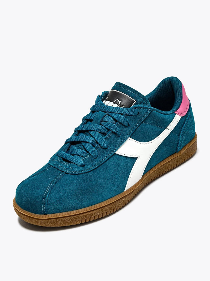 Sneaker in pelle scamosciata TOKYO Blu Laguna