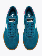 Sneaker in pelle scamosciata TOKYO Blu Laguna