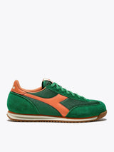 Diadora Sneaker in pelle scamosciata CROSS Green Peas Cream