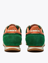 Diadora Sneaker in pelle scamosciata CROSS Green Peas Cream