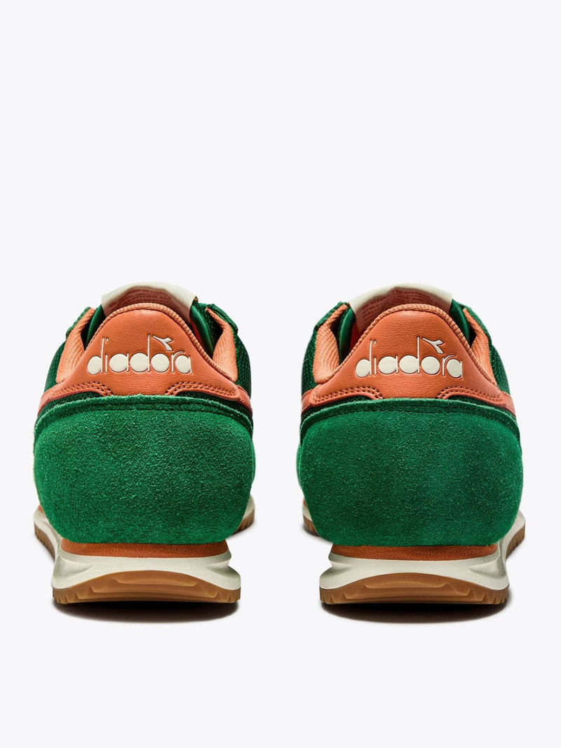 Diadora Sneaker in pelle scamosciata CROSS Green Peas Cream