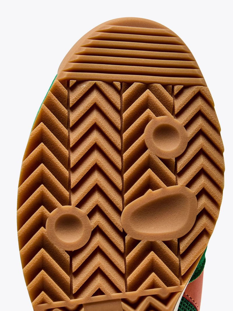 Diadora Sneaker in pelle scamosciata CROSS Green Peas Cream