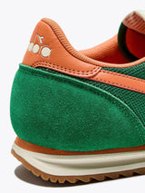 Diadora Sneaker in pelle scamosciata CROSS Green Peas Cream