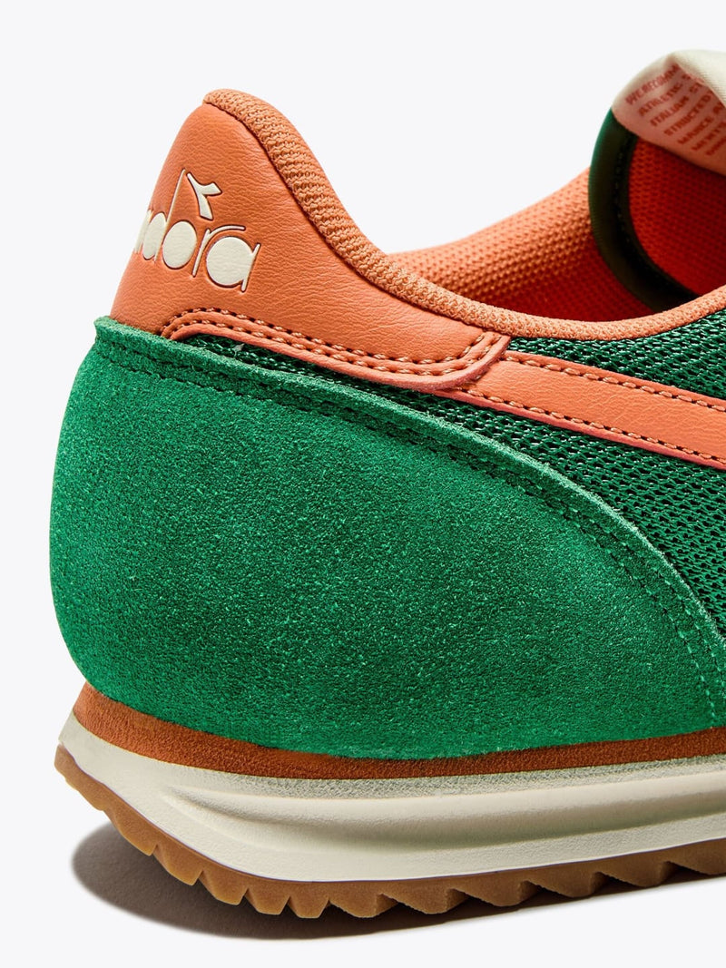 Diadora Sneaker in pelle scamosciata CROSS Green Peas Cream