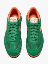 Diadora Sneaker in pelle scamosciata CROSS Green Peas Cream