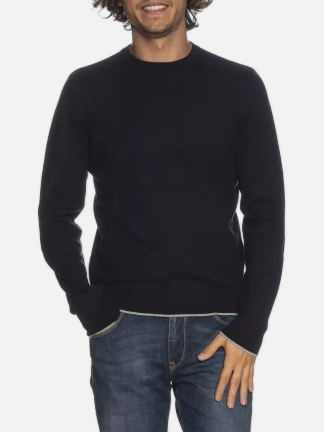 Armani Exchange Maglione Blu Navy