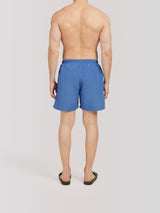 Costume Mare Boxer Uomo in Nylon con Stampa Filou LXXVIII Blue Lagoon