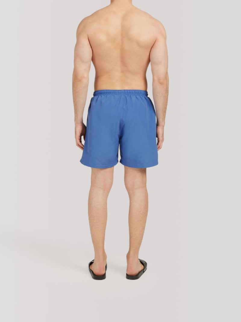 Costume Mare Boxer Uomo in Nylon con Stampa Filou LXXVIII Blue Lagoon