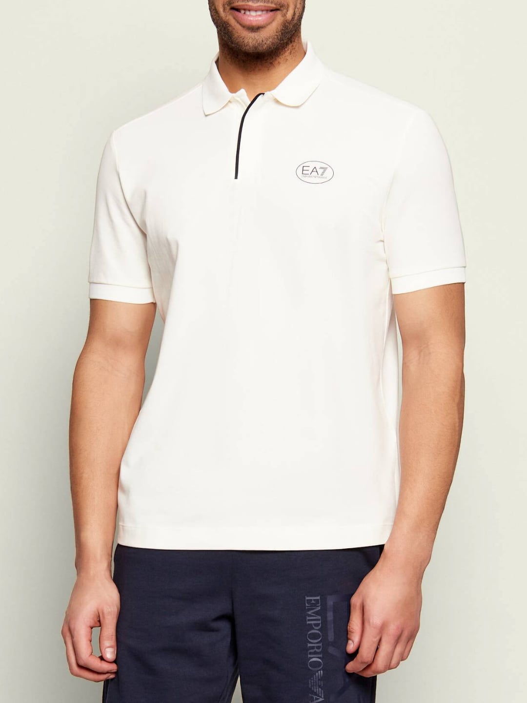 EA7 Emporio Armani Polo Regular fit Bianco Panna