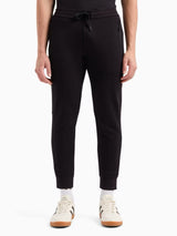 Armani Exchange Pantaloni Jogger In Cotone French Terry Nero