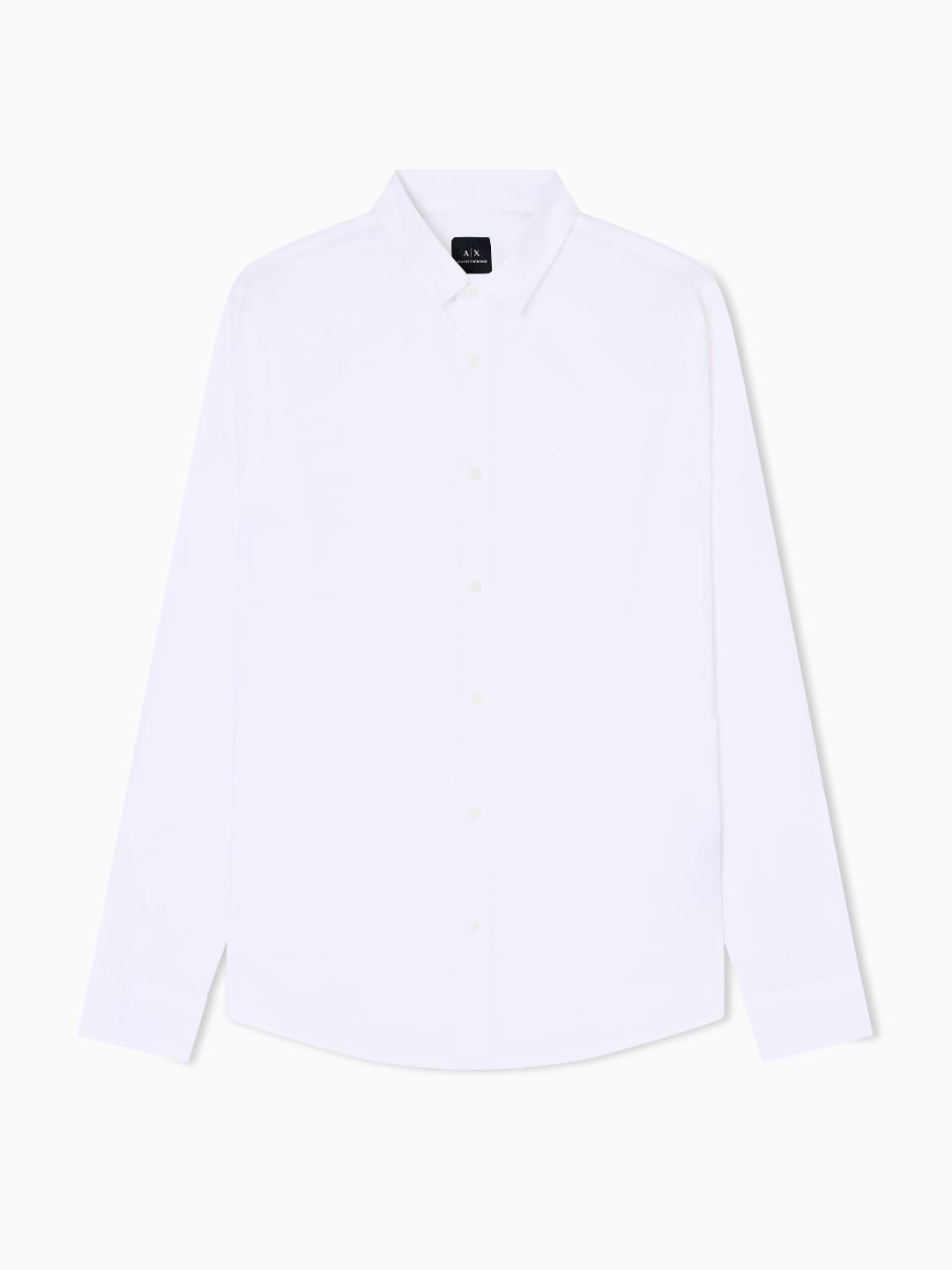 Armani Exchange Camicia in tessuto stretch Bianco