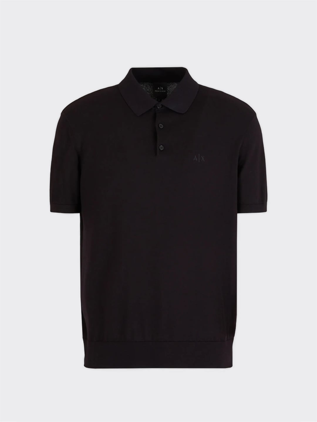 Armani Exchange Polo In Maglia Nero