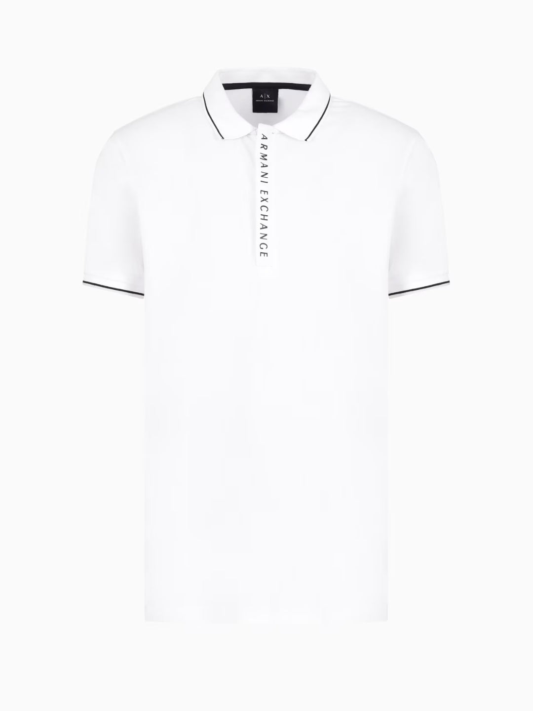 Armani Exchange Polo Con Logo A Contrasto Bianco