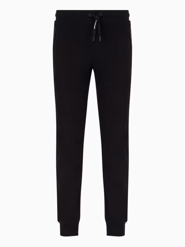 Armani Exchange Pantaloni Jogger In Cotone French Terry Nero