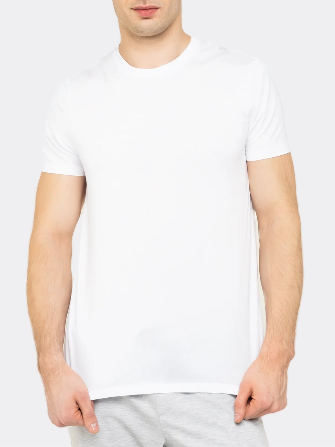 Armani Exchange T-shirt Basica Slim Fit Girocollo Bianco