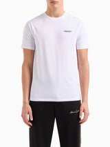 Armani Exchange T-shirt Regular Fit In Jersey Bianco