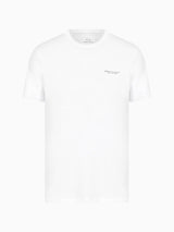Armani Exchange T-shirt Regular Fit In Jersey Bianco