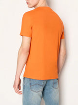 Armani Exchange T-shirt Regular Fit In Jersey Arancione