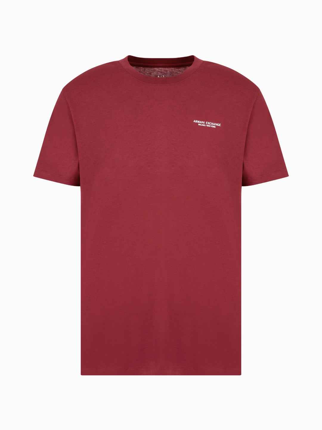 Armani Exchange T-shirt Regular Fit In Jersey Rosso