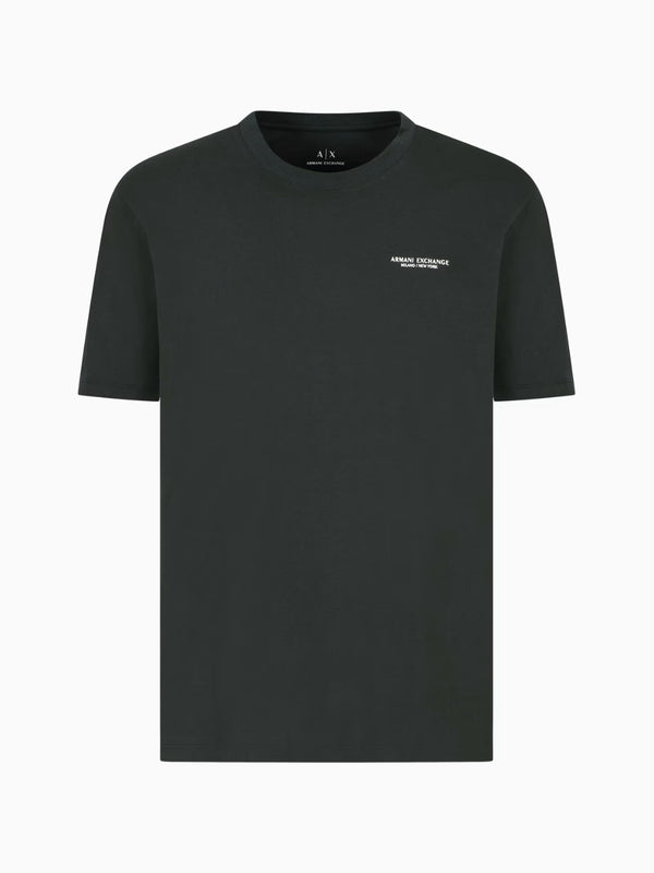 Armani Exchange T-shirt Regular Fit In Jersey Verde