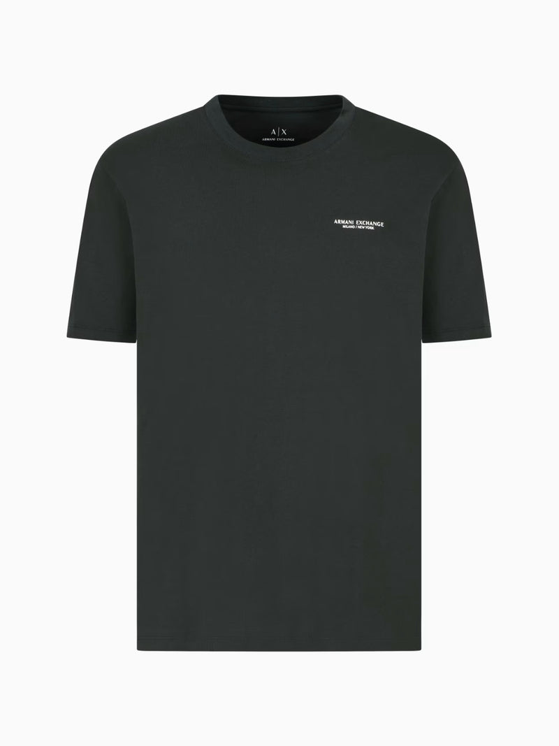 Armani Exchange T-shirt Regular Fit In Jersey Verde