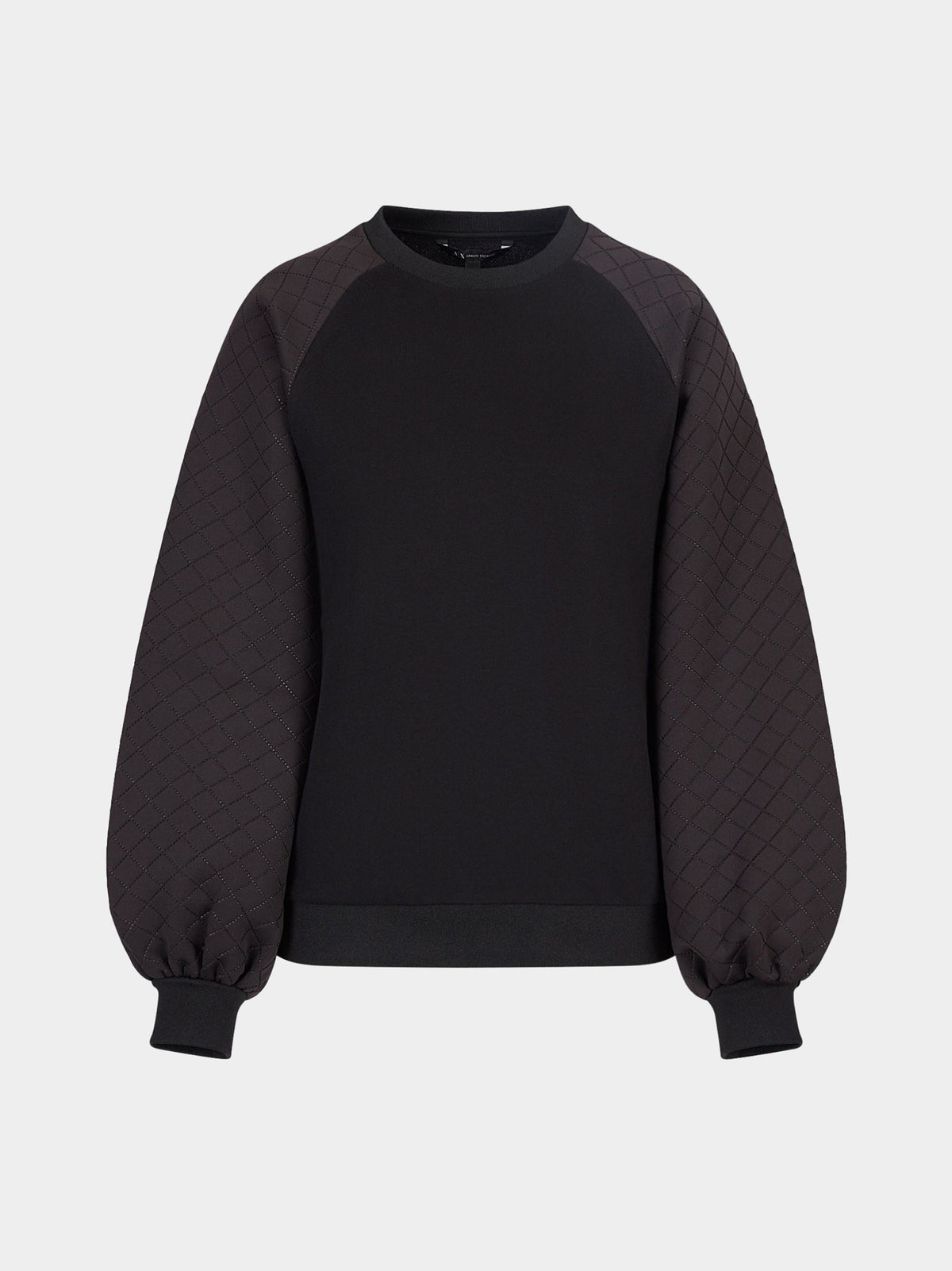 Armani Exchange Felpa Oversize da Donna Nero