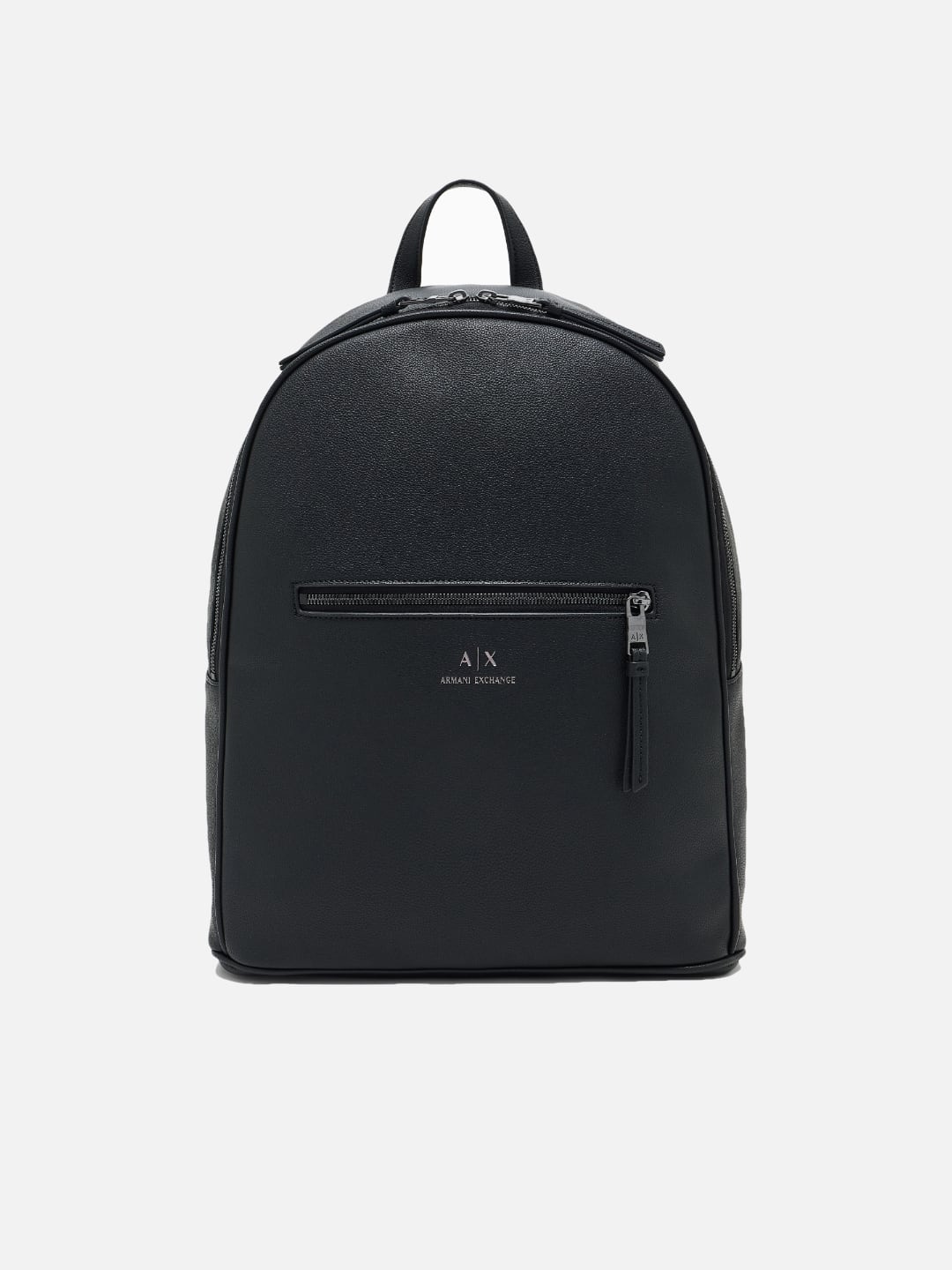 Armani Exchange Zaino Semi-Rigido con Tasca Esterna Nero