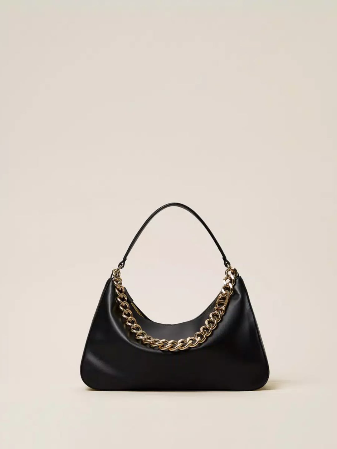 Twinset Borsa Liliane media in pelle Nero