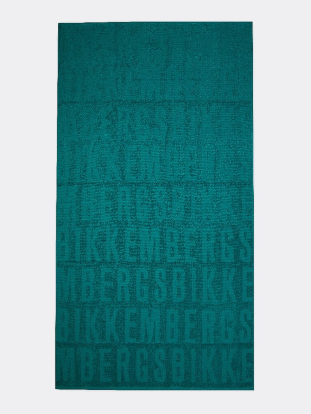 Bikkembergs Telo da mare con logo Verde