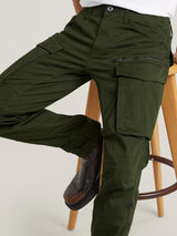 G-Star Pantaloni Rovic Zip 3D Regular Tapered Verde
