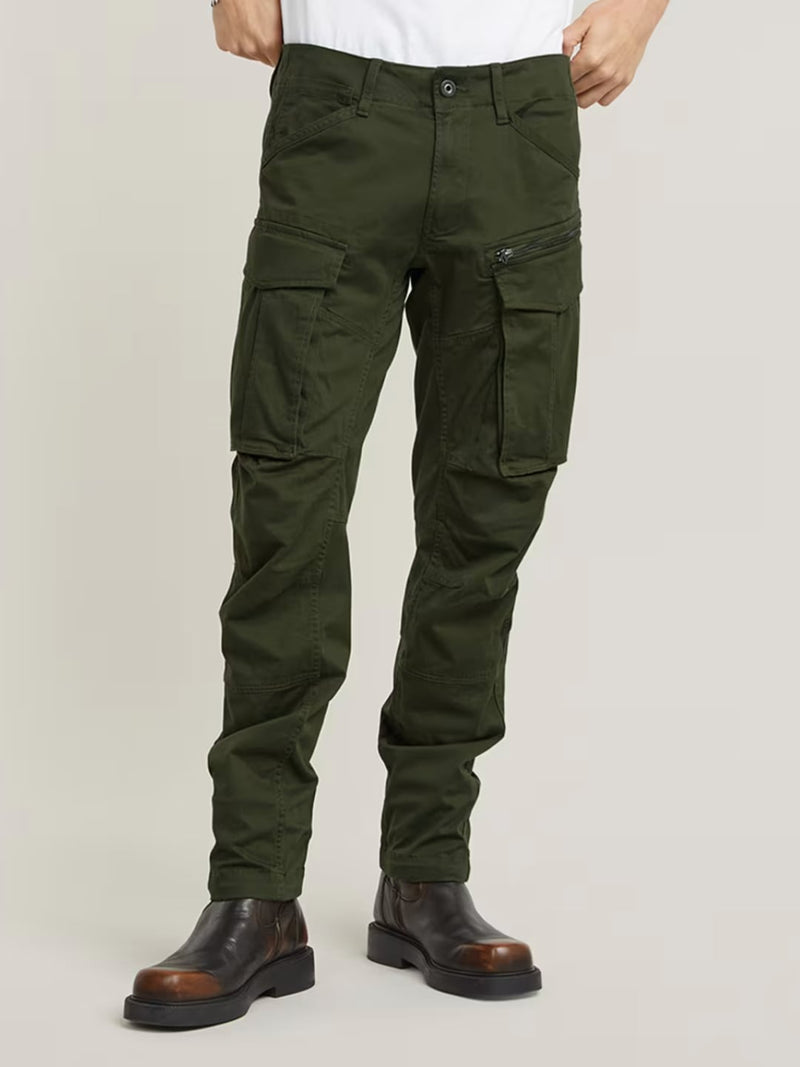 G-Star Pantaloni Rovic Zip 3D Regular Tapered Verde
