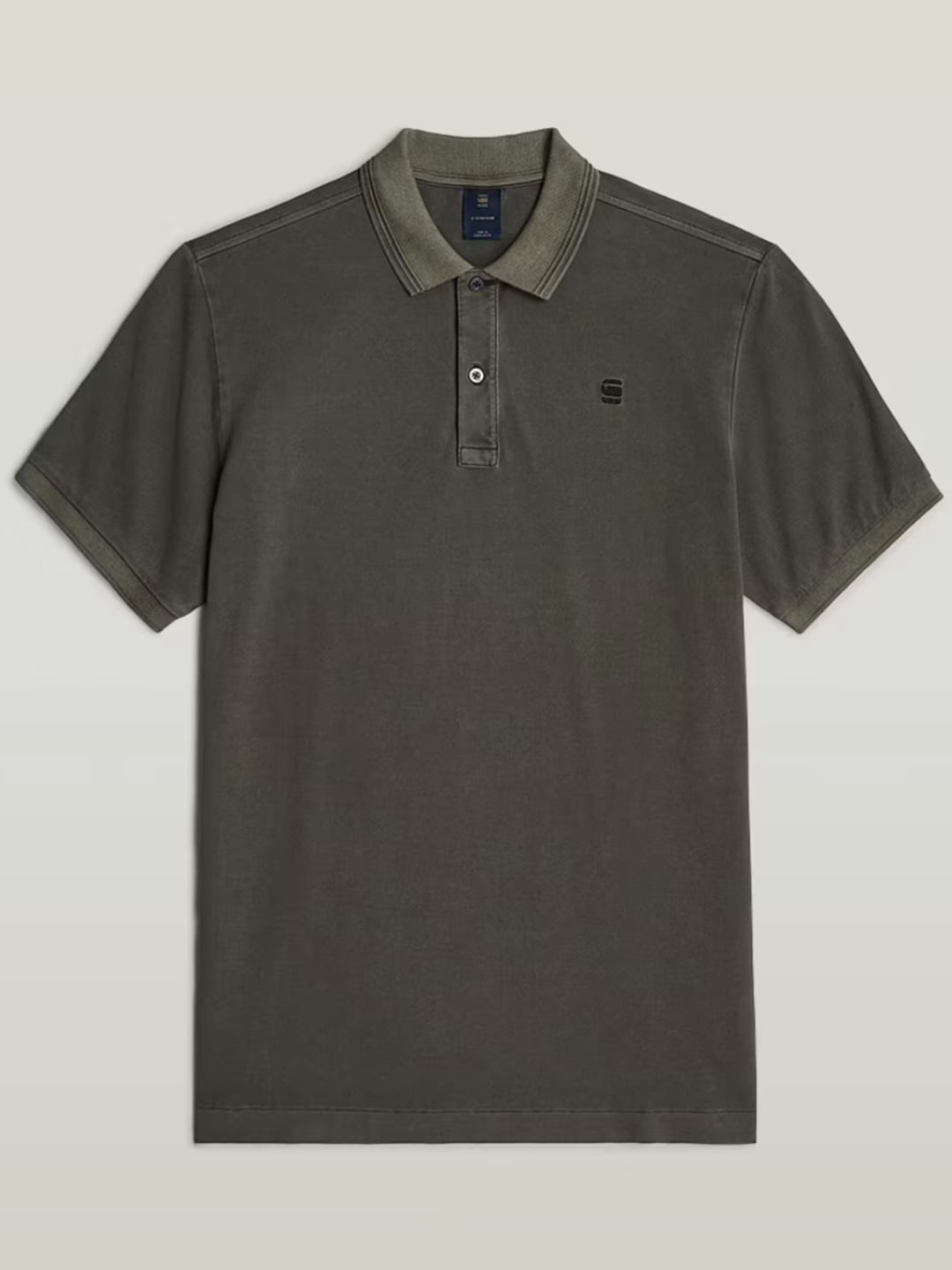 G-Star Polo Dunda Overdyed Slim Grigio
