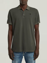 G-Star Polo Dunda Overdyed Slim Grigio