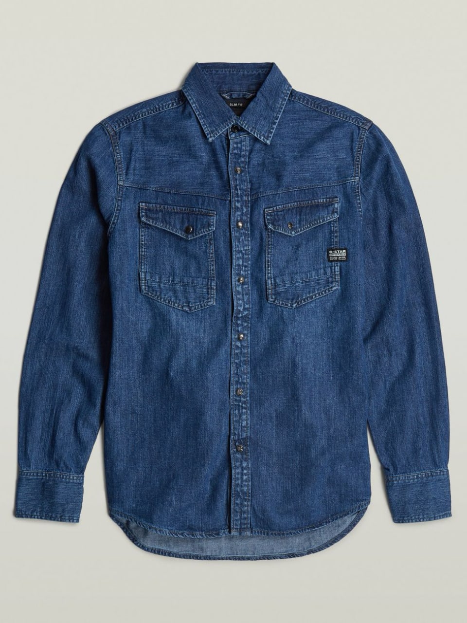 G-Star Camicia Slim Denim Blu