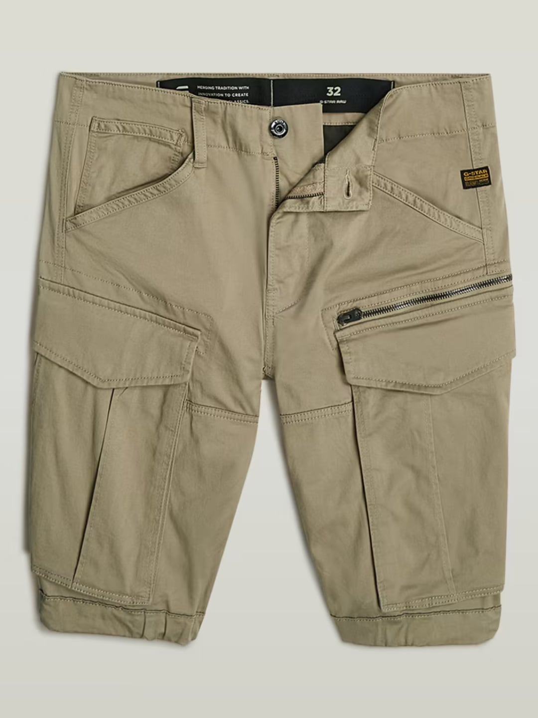G-Star Bermuda Rovic Zip Regular Short Beige