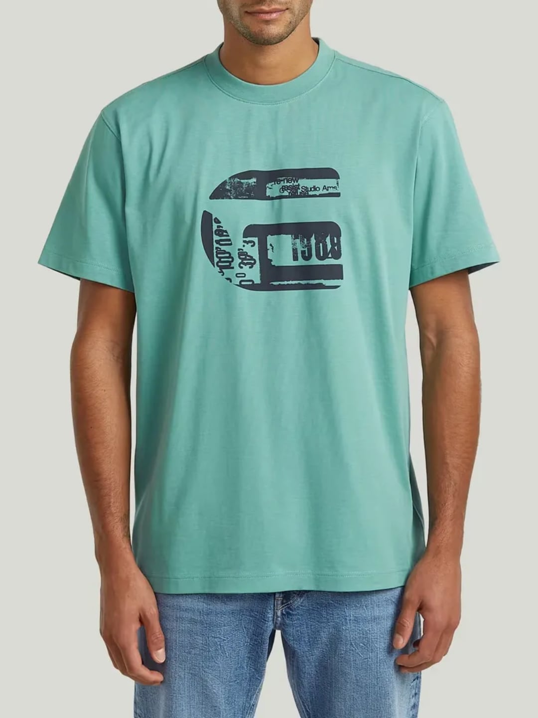 G-STAR T-shirt G Icon Graphic Mineral Blue