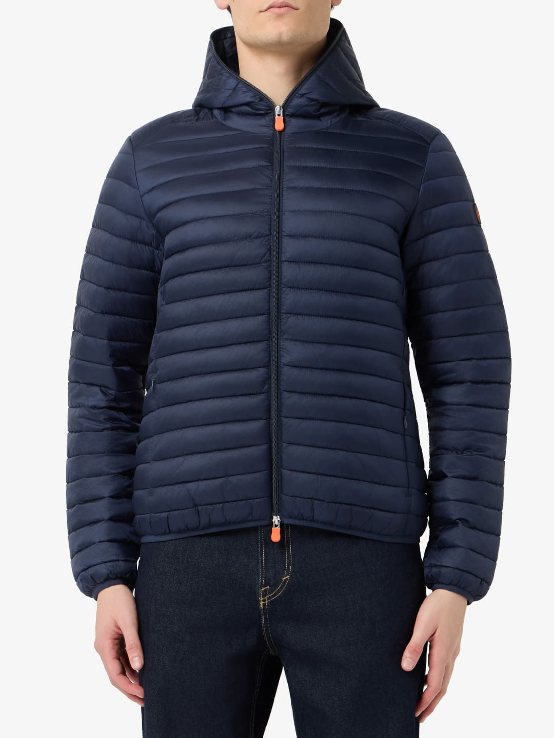 Save The Duck Piumino con Cappuccio Duncan Navy Blue